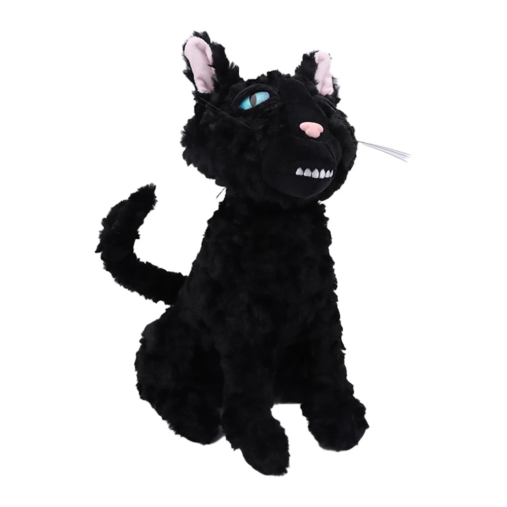 35cm/13.78in Coraline Cat Plush Toys Black Cat Animal Doll Movie Stuffed Animals Toys for Children Birthday Gifts Home Decor