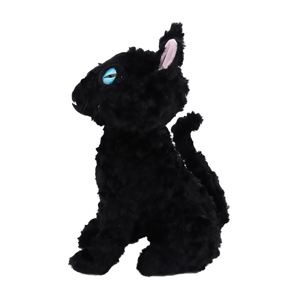 35cm/13.78in Coraline Cat Plush Toys Black Cat Animal Doll Movie Stuffed Animals Toys for Children Birthday Gifts Home Decor