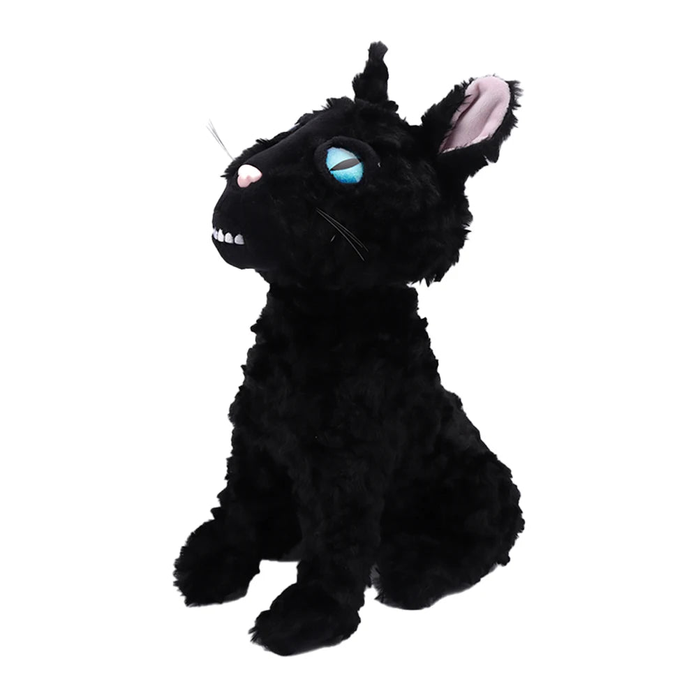 35cm/13.78in Coraline Cat Plush Toys Black Cat Animal Doll Movie Stuffed Animals Toys for Children Birthday Gifts Home Decor
